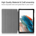 Кожен калъф със сгъващ се капак за Samsung Galaxy Tab A9+/A11+ - винено червен - 3 Кожен калъф със сгъващ се капак за Samsung Galaxy Tab A9+/A11+ - винено червен - 3