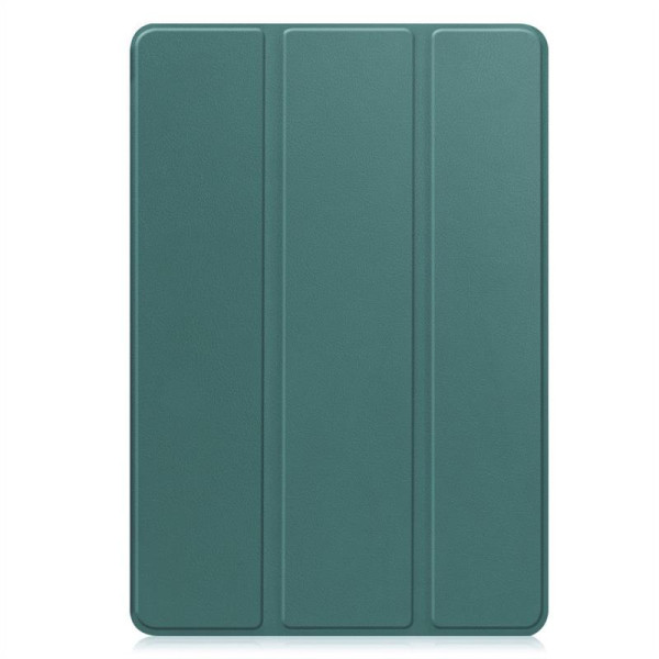 Кожен калъф със сгъващ се капак за Samsung Galaxy Tab S10 Lite / S10 FE / S9 FE - зелен Кожен калъф със сгъващ се капак за Samsung Galaxy Tab S10 Lite / S10 FE / S9 FE - зелен