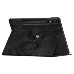 Кожен калъф за Samsung Galaxy Tab S9+ - черен - 0 Кожен калъф за Samsung Galaxy Tab S9+ - черен - 0