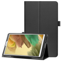 Кожен калъф за Samsung Galaxy Tab A7 Lite - черен