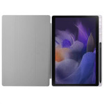 Тънък калъф със сгъващ се капак за Samsung Galaxy Tab A8 10.5 (2021) - сив - 0