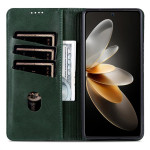 Кожен калъф страничен flip марка AZNS за Xiaomi 15 Ultra &ndash; тъмно зелен - 1