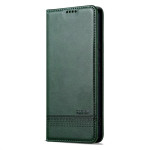 Кожен калъф страничен flip марка AZNS за Xiaomi 15 Ultra &ndash; тъмно зелен