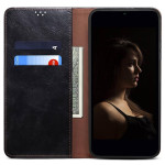 Калъф тип портмоне с магнитна закопчалка за Xiaomi 15 Ultra - черен - 0 Калъф тип портмоне с магнитна закопчалка за Xiaomi 15 Ultra - черен - 0