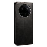 Калъф тип портмоне с магнитна закопчалка за Xiaomi 15 Ultra - черен - 1 Калъф тип портмоне с магнитна закопчалка за Xiaomi 15 Ultra - черен - 1