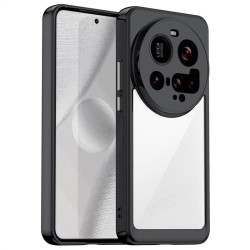Силиконов гръб Rugged Armor за Xiaomi 15 Ultra - черна рамка