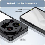 Силиконов гръб Rugged Armor за Xiaomi 15 Ultra - черна рамка - 0