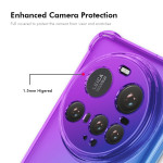 Силиконов гръб марка ENKAY за Xiaomi 15 Ultra - розово-син - 1