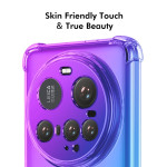 Силиконов гръб марка ENKAY за Xiaomi 15 Ultra - розово-син - 0