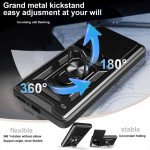 Хибриден гръб със стойка и слайдър за камера за Xiaomi 15 - черен - 1