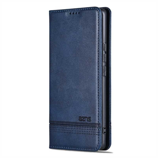 Кожен калъф страничен flip марка AZNS за Xiaomi 15 – тъмно син Кожен калъф страничен flip марка AZNS за Xiaomi 15 – тъмно син