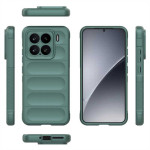 Подсилен силиконов гръб на ленти за Xiaomi 15 - зелен - 2