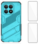 Хибриден гръб със стойка марка BIBERCAS за Xiaomi 15T - светло син - 1