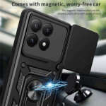 Хибриден гръб със стойка и слайдър за камера за Xiaomi 15T - черен - 3