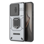 Хибриден гръб със стойка и слайдър за камера за Xiaomi 15T - сив - 1