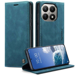 Калъф страничен flip марка CASEME за Xiaomi 15T – тюркоазен