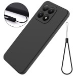 Силиконов гръб с верижка за Xiaomi 15T - черен - 3