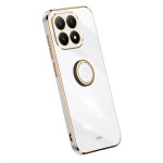 Силиконов гръб със стойка тип пръстен марка XINLI за Xiaomi 15T - бял