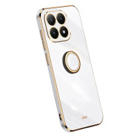 Силиконов гръб със стойка тип пръстен марка XINLI за Xiaomi 15T - бял