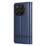 Кожен калъф страничен flip марка AZNS за Xiaomi 15T Pro – тъмно син - 3 Кожен калъф страничен flip марка AZNS за Xiaomi 15T Pro – тъмно син - 3