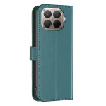 Кожен калъф тип портмоне марка BINFEN COLOR за Xiaomi 15T Pro - тюркоазен - 1