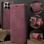 Калъф страничен flip марка CASEME за Xiaomi 15T Pro – винено червен - 0