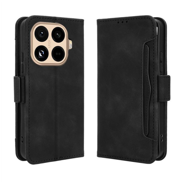 Калъф тип портмоне с магнитна закопчалка за Xiaomi 15T Pro - черен Калъф тип портмоне с магнитна закопчалка за Xiaomi 15T Pro - черен