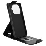 Кожен калъф flip за Xiaomi 15T Pro - черен - 1