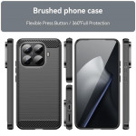 Силиконов гръб Rugged Armor за Xiaomi 15T Pro - черен - 2