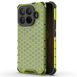 Хибриден гръб с ромбоидна шарка за Xiaomi 15T Pro  - зелен