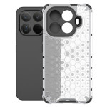 Хибриден гръб с ромбоидна шарка за Xiaomi 15T Pro  - бял - 2