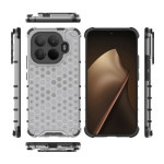 Хибриден гръб с ромбоидна шарка за Xiaomi 15T Pro  - бял - 1
