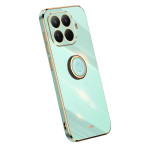 Силиконов гръб със стойка тип пръстен марка XINLI за Xiaomi 15T Pro - зелен