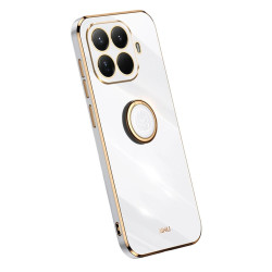 Силиконов гръб със стойка тип пръстен марка XINLI за Xiaomi 15T Pro - бял