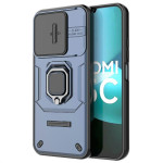 Хибриден гръб със стойка и слайдър за камера за Xiaomi Redmi 15C 4G/5G ( 173.2мм) - тъмно син - 0