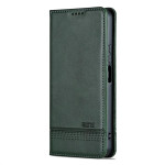 Кожен калъф страничен flip марка AZNS за Xiaomi Redmi 15C 4G/5G ( 173.2мм) – тъмно зелен