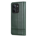Кожен калъф страничен flip марка AZNS за Xiaomi Redmi 15C 4G/5G ( 173.2мм) – тъмно зелен - 2