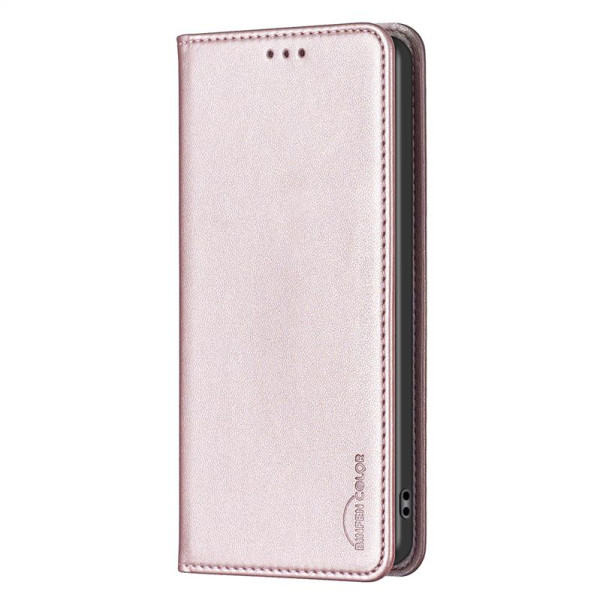 Кожен калъф тип портмоне марка BINFEN COLOR за Xiaomi Redmi 15C 4G/5G ( 173.2мм) - перлено розов Кожен калъф тип портмоне марка BINFEN COLOR за Xiaomi Redmi 15C 4G/5G ( 173.2мм) - перлено розов