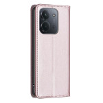 Кожен калъф тип портмоне марка BINFEN COLOR за Xiaomi Redmi 15C 4G/5G ( 173.2мм) - перлено розов - 0 Кожен калъф тип портмоне марка BINFEN COLOR за Xiaomi Redmi 15C 4G/5G ( 173.2мм) - перлено розов - 0