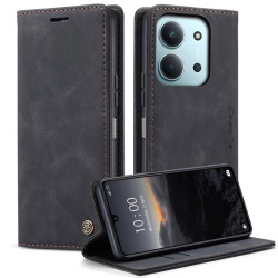 Калъф страничен flip марка CASEME за Xiaomi Redmi 15C 4G/5G ( 173.2мм) – черен