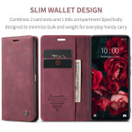 Калъф страничен flip марка CASEME за Xiaomi Redmi 15C 4G/5G ( 173.2мм) – винено червен - 2 Калъф страничен flip марка CASEME за Xiaomi Redmi 15C 4G/5G ( 173.2мм) – винено червен - 2