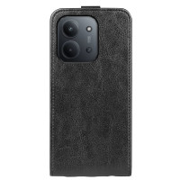 Кожен калъф flip за Xiaomi Redmi 15C 4G/5G ( 173.2мм) - черен