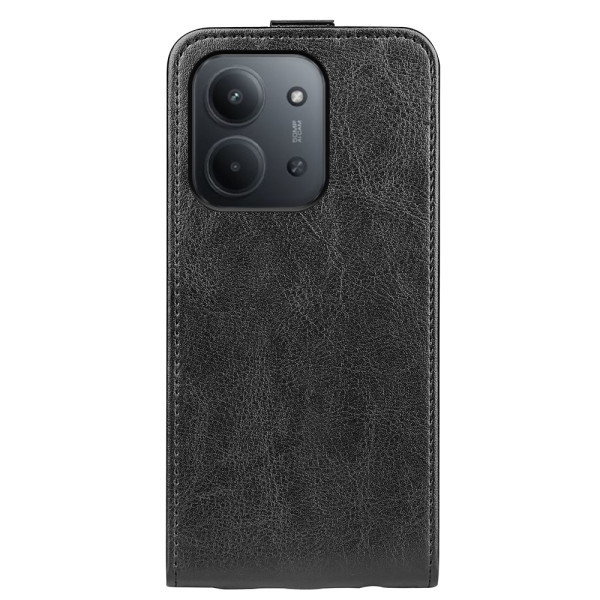 Кожен калъф flip за Xiaomi Redmi 15C 4G/5G ( 173.2мм) - черен Кожен калъф flip за Xiaomi Redmi 15C 4G/5G ( 173.2мм) - черен