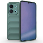 Подсилен силиконов гръб на ленти за Xiaomi Redmi 15C 4G/5G ( 173.2мм) - зелен