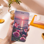 Кожен калъф тип портмоне за Xiaomi 17 Ultra - розови цветя - 0 Кожен калъф тип портмоне за Xiaomi 17 Ultra - розови цветя - 0