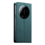 Калъф тип портмоне марка DIERFENG за Xiaomi 17 Ultra - зелен - 3 Калъф тип портмоне марка DIERFENG за Xiaomi 17 Ultra - зелен - 3
