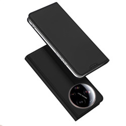 Тънък калъф страничен flip марка DUX DUCIS за Xiaomi 17 Ultra – черен