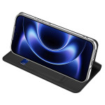Тънък калъф страничен flip марка DUX DUCIS за Xiaomi 17 Ultra – черен - 3