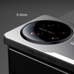 Алуминиев гръб за Xiaomi 17 Ultra - черен със сребриста рамка - 0
