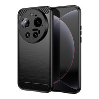 Силиконов гръб Rugged Armor за Xiaomi 17 Ultra - черен